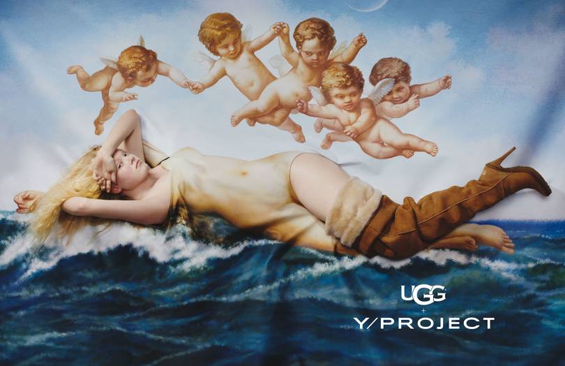 The result of the collaboration of UGG with the Y / Project brand was an advertising campaign on the theme of ancient Greek myths