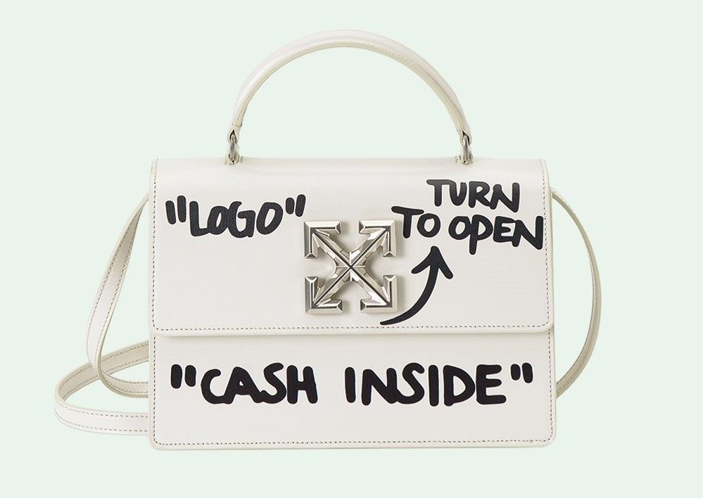 Off-White introduced a new model of Jitney bag