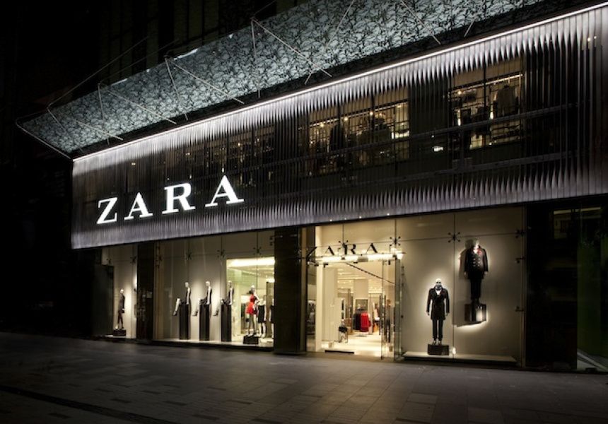 Zara set the first pedestal in its store in Spain