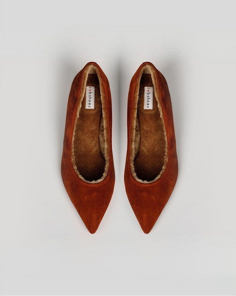 В коллекции RxBshoes появились туфли-лодочки с мехом