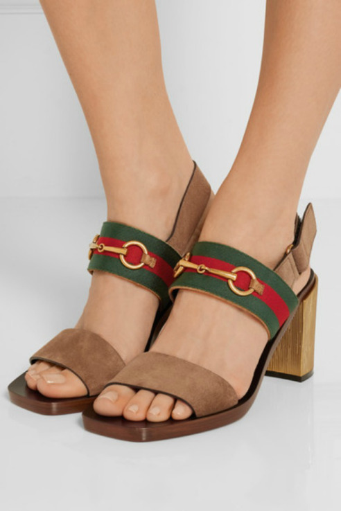 Gucci Suede Sandals