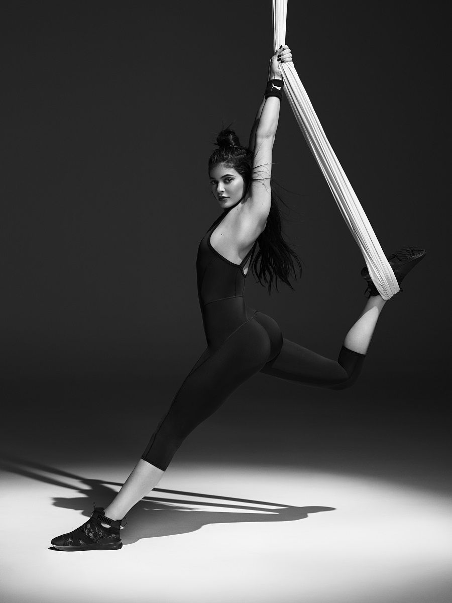Kylie Jenner faces the new Puma Swan campaign