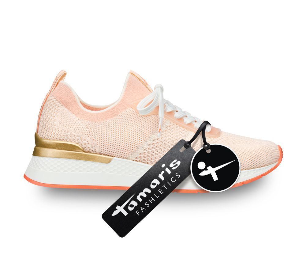 Tamaris schnürschuhe sneakers calzado deportivo zapato bajo beige nuevo