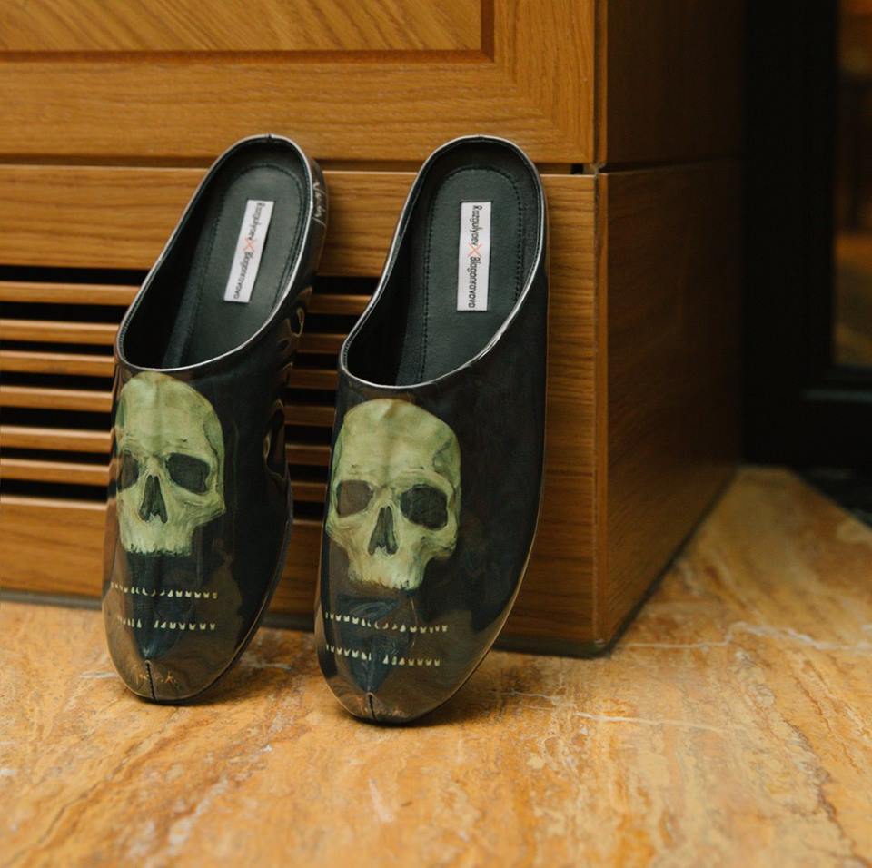 Razgulyaev-Blagonravova shoe brand has released a collaboration with artist Konstantin Fedorov
