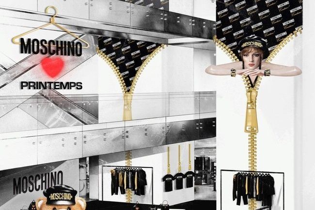 Moschino opens a pop-up store and a new boutique in Paris