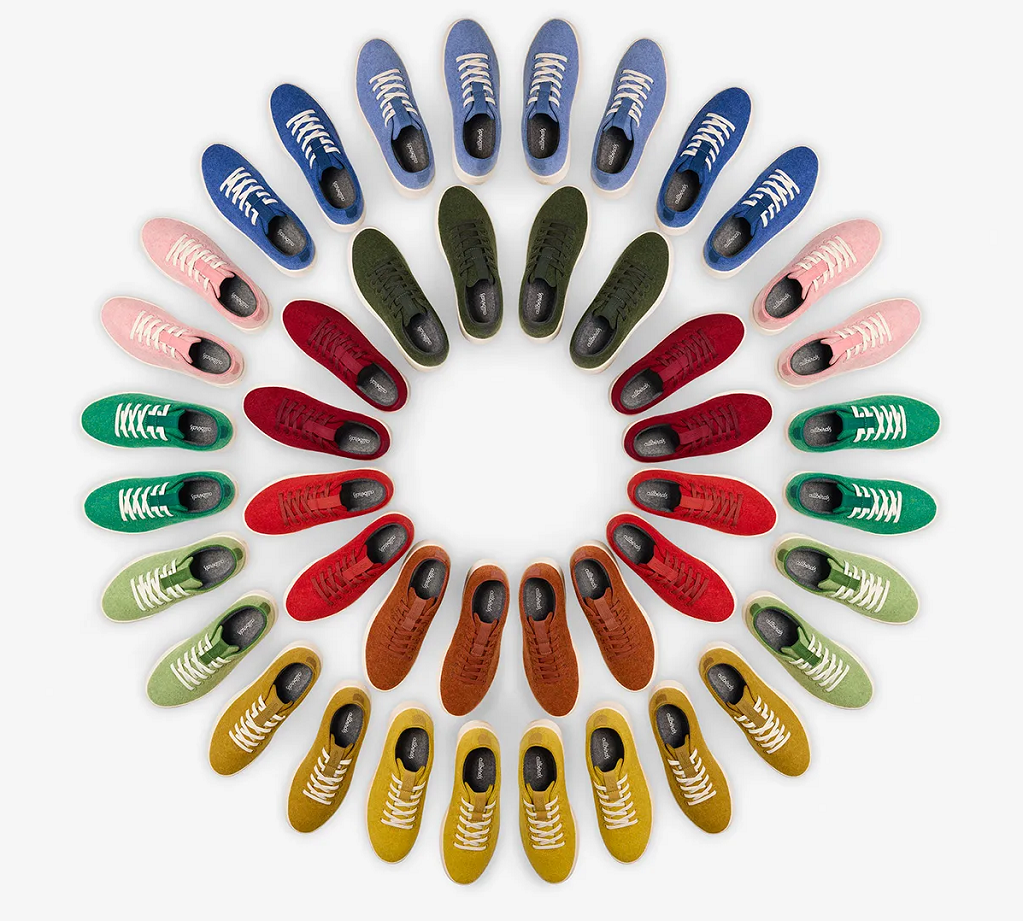 Allbirds  выпустил коллаборацию с институтом цвета Pantone