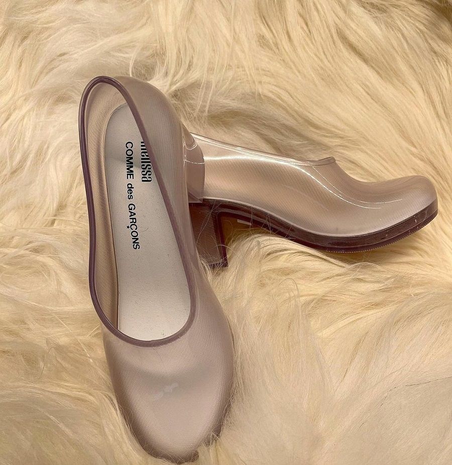 COMME des GARÇONS and Melissa release transparent pumps