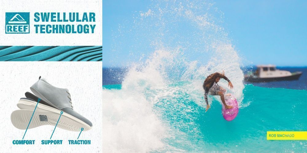 Marca de calzado REEF - nuevo expositor en EURO SHOES