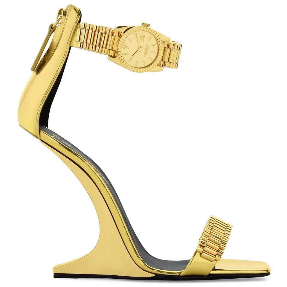 Sandals Christian Cowan x Giuseppe Zanotti "with the clock", $ 1995