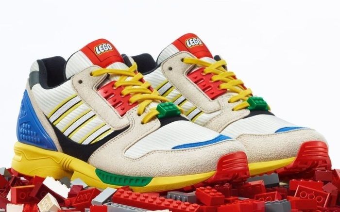 Lego and Adidas ZX 8000 collaboration released