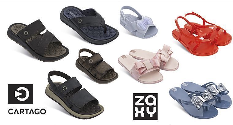 Summer in slippers. Zaxy and Cartago offer eco-friendly monoplastic summer shoes