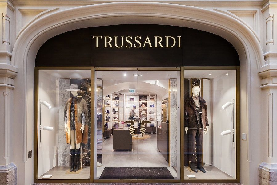 The first flagship boutique Trussardi opened in the capital's GUM