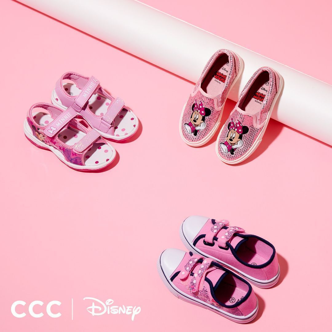 CCC has released a collection of children's shoes and accessories with Disney cartoon characters