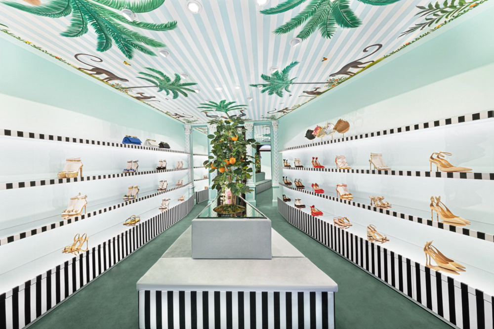 Aquazzura's flagship boutique on New Bond Street, London
