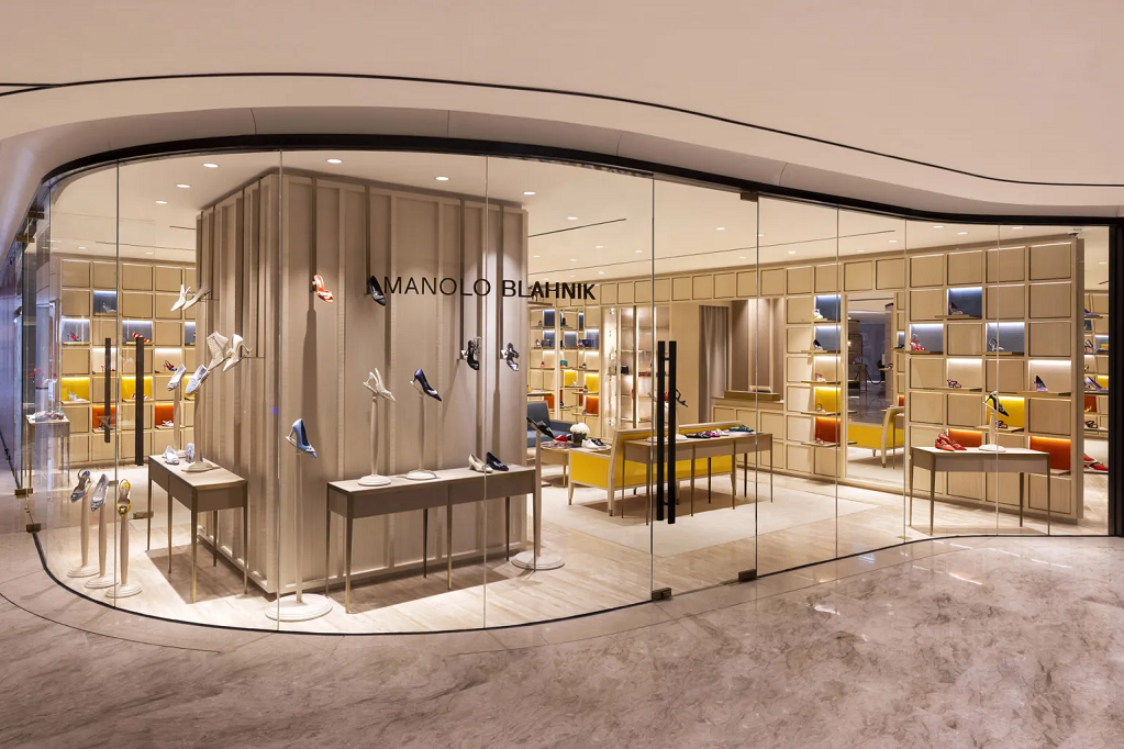 Manolo Blahnik opened its first store in Hong Kong