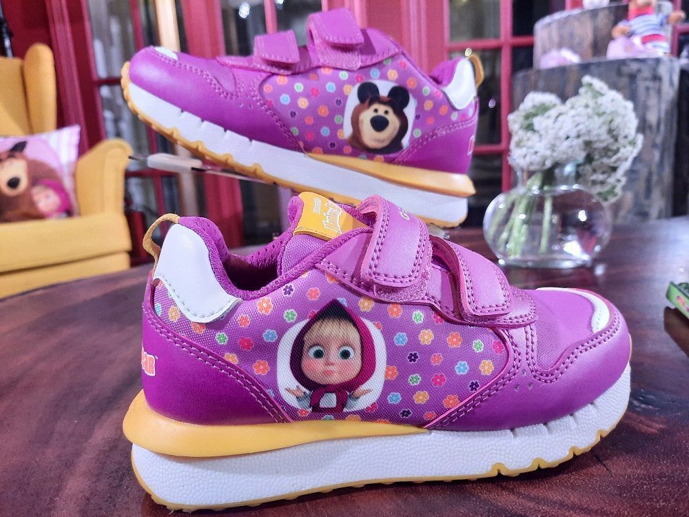 Geox presented a collaboration with the animated series Masha and the Bear