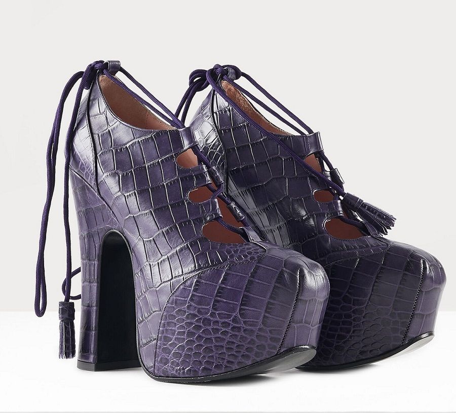 Vivienne Westwood ripropone le iconiche scarpe Super Elevated Ghillie