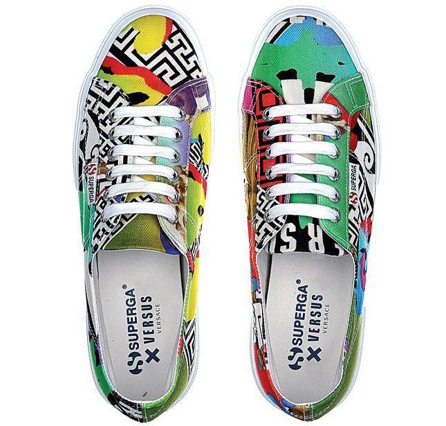 Superga y Versus Versace lanzaron una colección conjunta