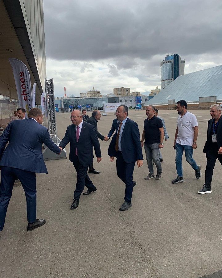 Turkish Ambassador to Russia Mehmet Samsar visited Euro Shoes