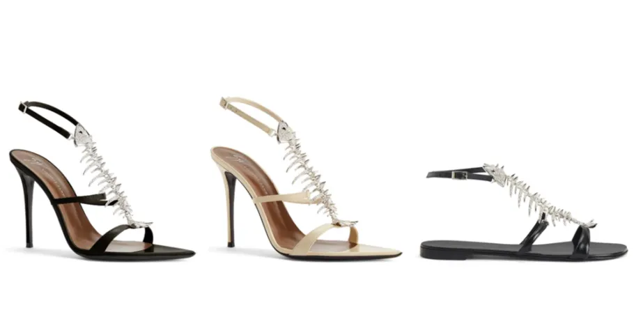 Giuseppe Zanotti возвращает легендарную модель босоножек Fishbone 