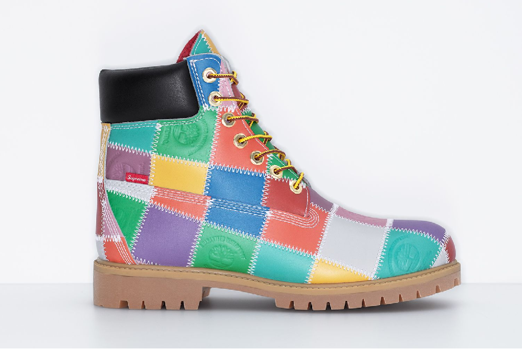 Ботинки Timberland  выходят с верхом в стилистике пэчворк!