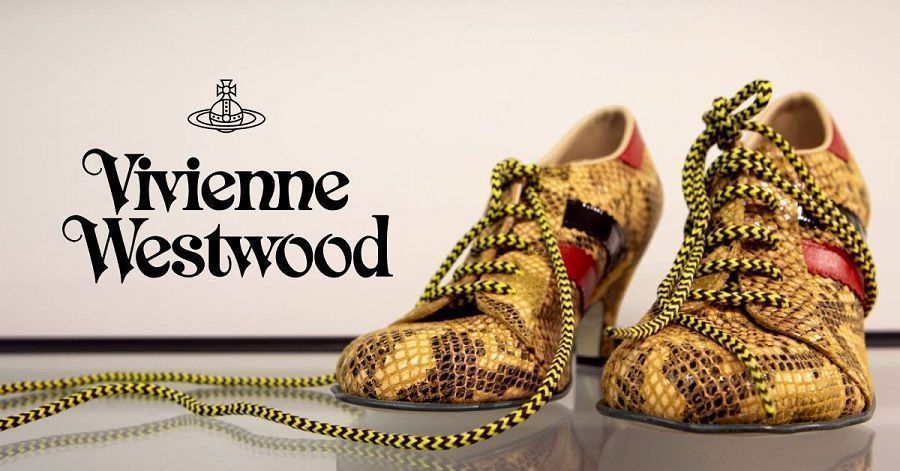 Vivienne Westwood retrospective shoe show held in British Leeds