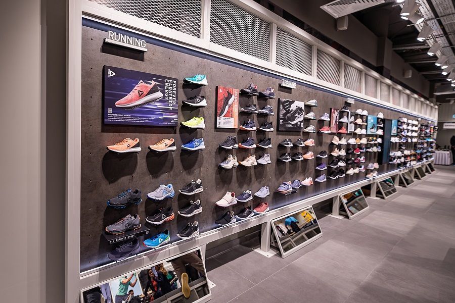 Reebok store in Aviapark shopping center