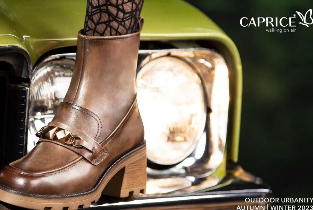 Die Marke CAPRICE wird bei Euro Shoes eine neue Kollektion Herbst/Winter 2023/2024 präsentieren