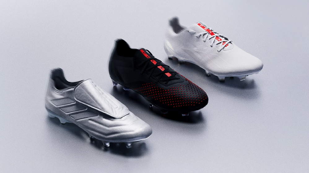 Adidas and Prada launch a collaborative collection of football boots