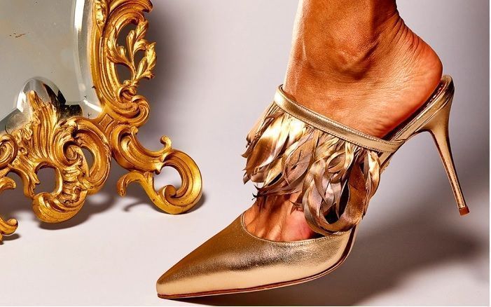 Manolo Blahnik has released a gold anniversary collection