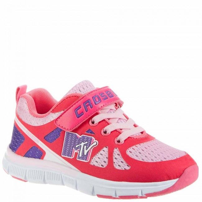 The new collection of children's sports shoes Crosby decorates the MTV logo
