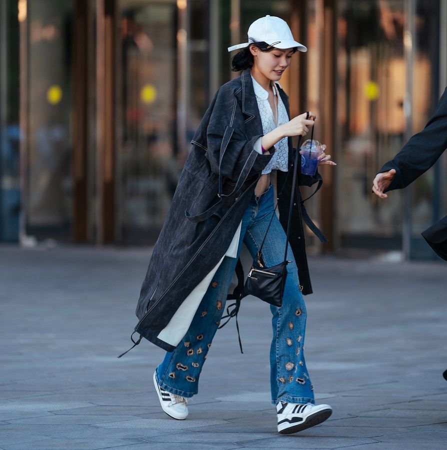 Streetstyle della settimana della moda di Mosca