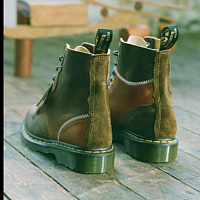 Dr. Martens has released a collection of shoes made from leftover leather