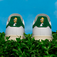 Adidas used Homer Simpson images in the design of sneakers