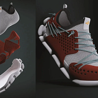 El diseñador italiano Michele Di Carlo ha desarrollado "zapatillas de deporte en crecimiento"