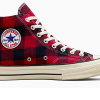 Converse collaborates with Beyond Retro on flannel sneakers