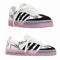 The first images of the new Adidas x Hello Kitty collaboration have appeared