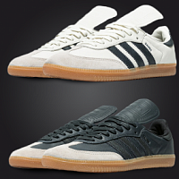 Фаррелл Уильямс переосмыслил классический силуэт кроссовок Adidas Originals Samba 