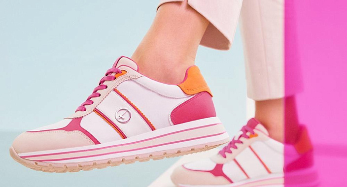 Strahlende Farben des nahenden Frühlings: Die Schuhmarke TAMARIS zeigte eine neue Kollektion SS'24