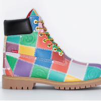 Ботинки Timberland  выходят с верхом в стилистике пэчворк!