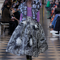 Andreas Kronthaler presented the first Vivienne Westwood collection without Vivienne
