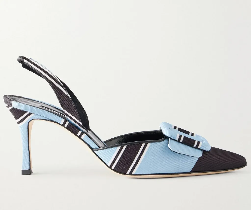 Manolo Blahnik presentó una elegante colección de zapatos en colaboración con Emilia Wickstead.
