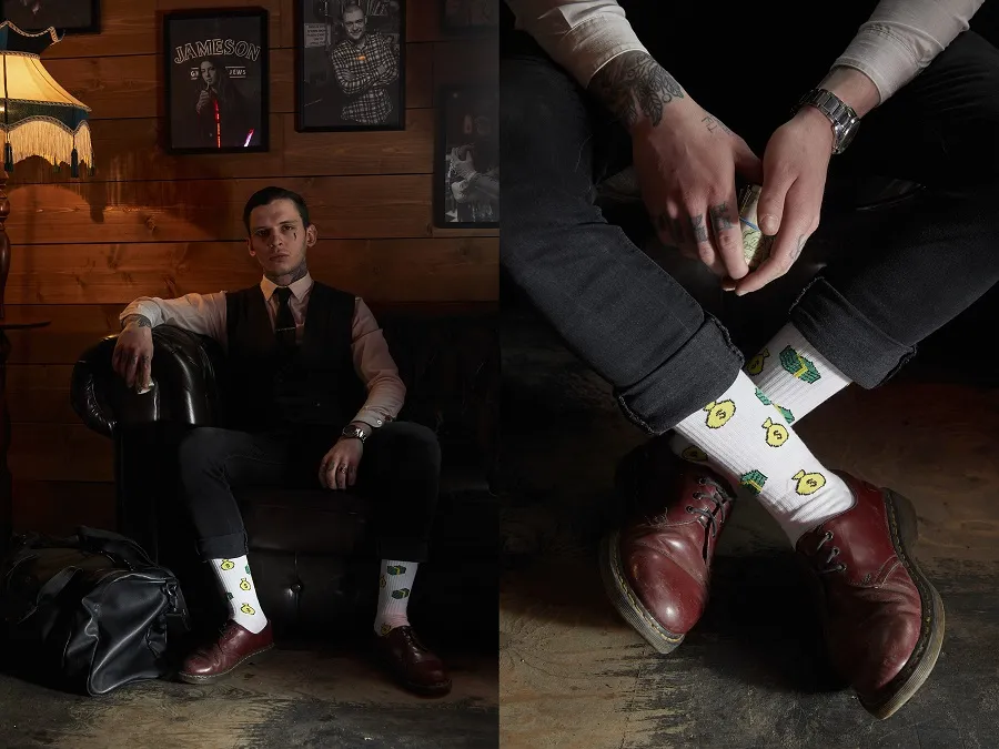 St.Friday Socks has released a collection based on the new film by Guy Ritchie "Human Wrath"
