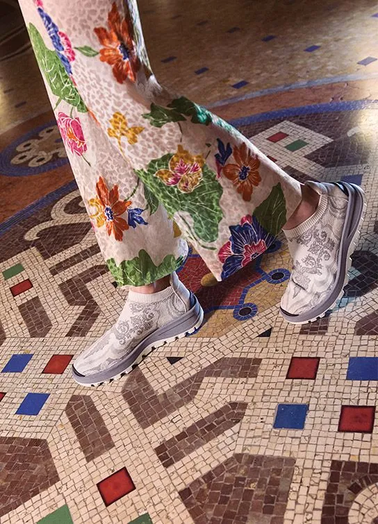 Женские кроссовки Etro Paisley Run