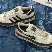 Вышла коллаборация CLOT x BAPE x Adidas Superstar