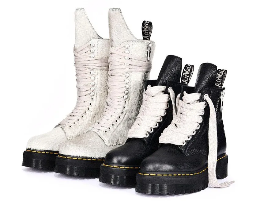 Вышла третья коллаборация Рика Оуэнса и Dr. Martens