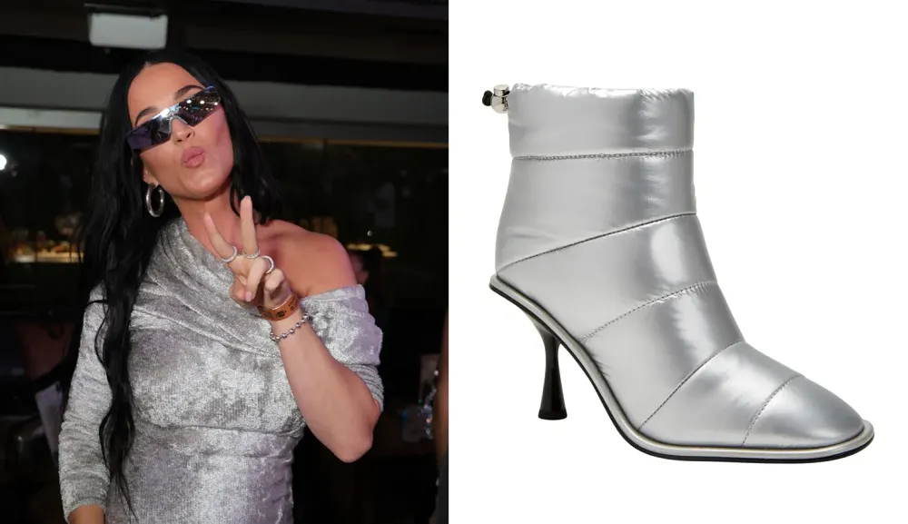 Katy Perry  разнообразила коллекцию дутиками на шпильке