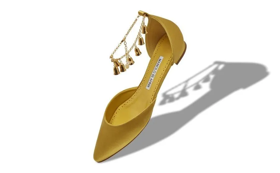 Manolo Blahnik has released a gold anniversary collection