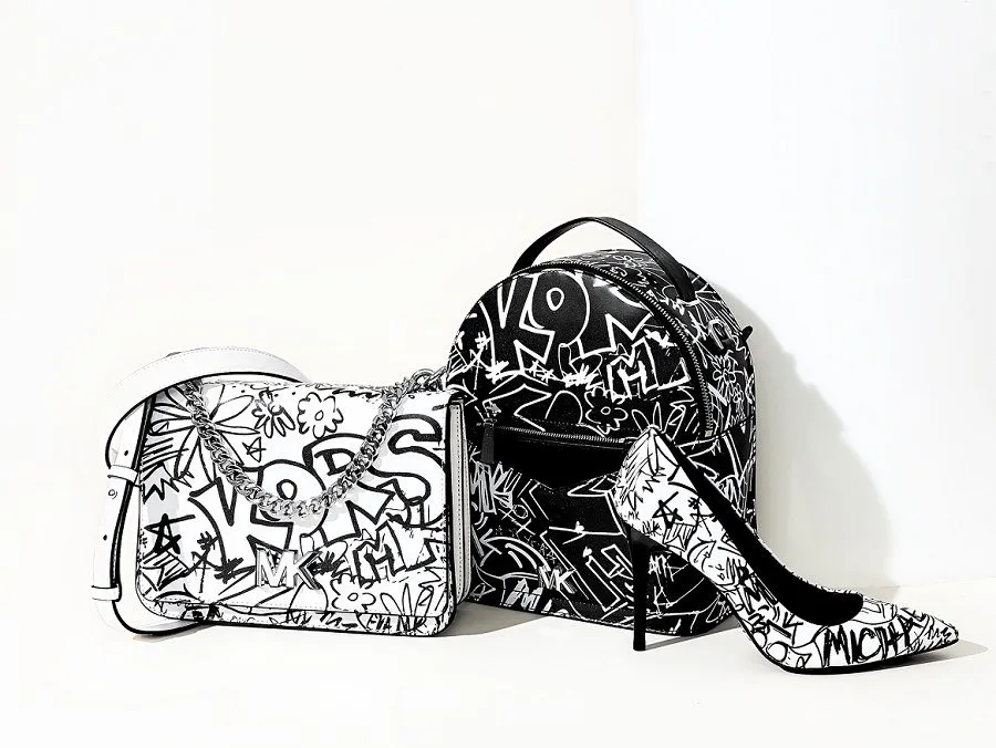 Michael Kors presents the black and white Graffiti collection