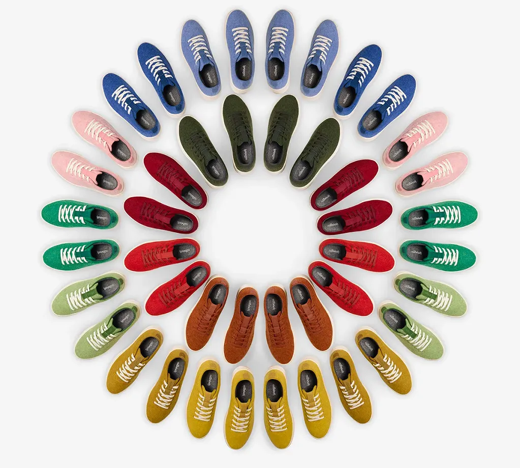 Allbirds  выпустил коллаборацию с институтом цвета Pantone